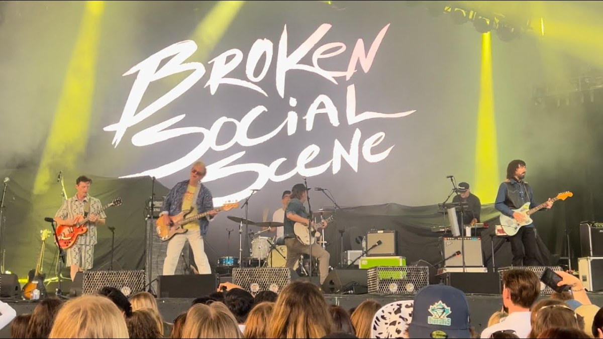 Broken Social Scene on stage